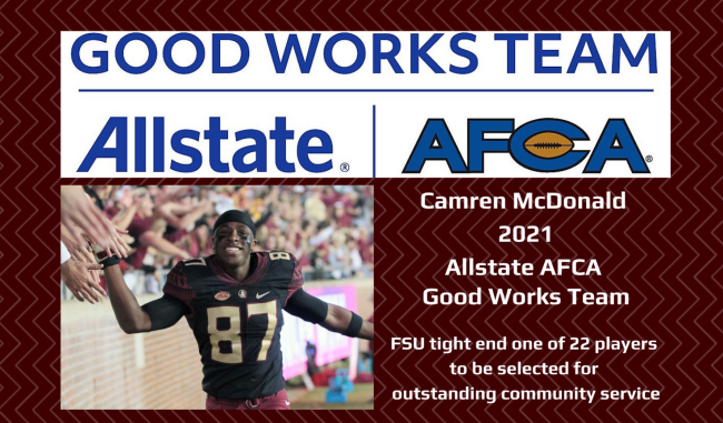 Cam McDonald Good Works