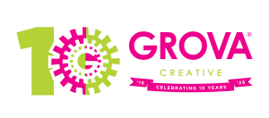 Grova Anniversary Logo